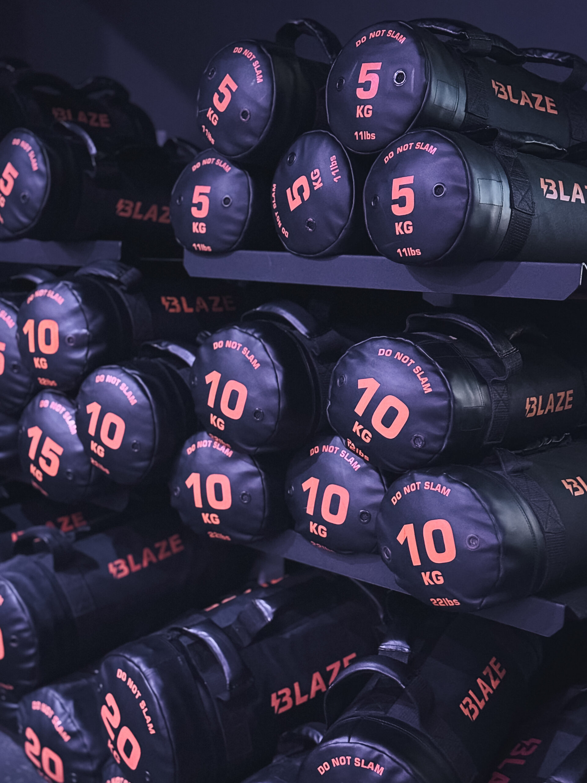 High-intensity Blaze Studio HIIT session at David Lloyd Southend, captured during a fitness content creation shoot.